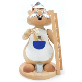 Schweda Räuchermann Hamster 27 cm mehrfarbig