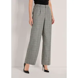 Madeleine Bundfaltenhose Glencheck grau 34