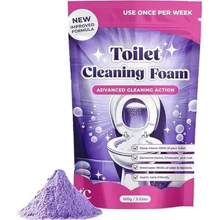 FizzClean TOIlet Cleaner - Fizz CleAN Toilet CLeanIng Foam,Insta-Action FizzClean Foam For Sparkling CLeans ToileT, Touch Free Foaming Toilet Cleaner, Powerful Deep Cleaning Action (1)