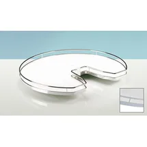 FP Drehboden 3/4 Falttür 900 mm Stahl weiß