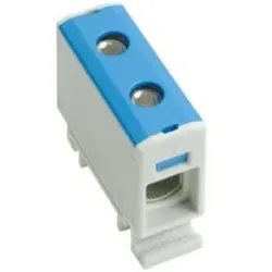 Hager K50AN Anschlussklemme für Aluminium und Kupferleitungen, 2,5mm2-50mm2, blau
