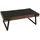 MCW MCW-L89 Schwarz Holz Dunkelbraun 43 x 120 x 64 cm