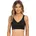 Active Damen BH Ohne Bügel 5521 Sport-BH Light Firm Bustier atmungsaktiv Mikrofaser extra leicht Schwarz schwarz