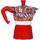Bialetti Moka Express 3 Tassen Rot