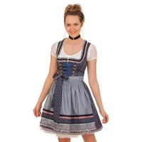 Krüger Madl Dirndl Mini Dirndl 2tlg. - ROSABELLA - blau blau