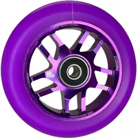 Fantic26 Base Stunt-Scooter Rolle 100mm Abec11 Lila/Pu Lila