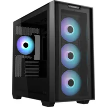 Asus A21 PLUS TG ARGB Micro-ATX Gaming Gehäuse mit Seitenfenster schwarz