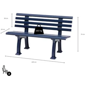 Proregal Antigua 74 x 120 x 54 cm Blau