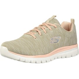 SKECHERS Graceful - Twisted Fortune natural/coral 36