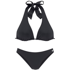 LASCANA Triangel-Bikini Gr. 38, Cup A/B, schwarz Gr.38