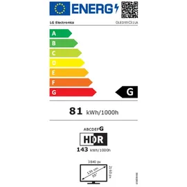 LG OLED55C31LA 55“ 4K OLED evo TV C3