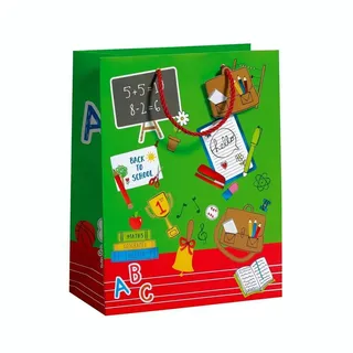 ROTH Terminkalender Roth Geschenktaschen "Hello School" groß, 33,5x26x13,5 cm