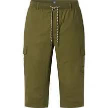 Jan Vanderstorm Cargobermudas JAN VANDERSTORM "Cargobermuda ASKJELL", Herren, Gr. 60, N-Gr, grün (oliv), Obermaterial: 98% Polyester COOLMAX PES(Coolmax). 2% Elasthan EL., Hosen
