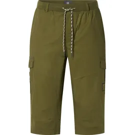 Jan Vanderstorm Cargobermudas JAN VANDERSTORM "Cargobermuda ASKJELL", Herren, Gr. 60, N-Gr, grün (oliv), Obermaterial: 98% Polyester COOLMAX PES(Coolmax). 2% Elasthan EL., Hosen