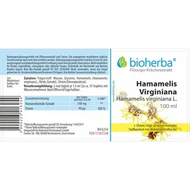 Bioherba Hamamelis Virginiana Tropfen 100 ml