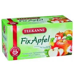 Teekanne Früchtetee Fixapfel Beutel kuvertiert 20x 3g Beutel 20 Beutel