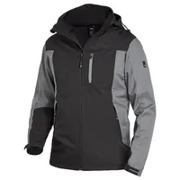 FHB Softshelljacke JANNIK, - 3XL - grau/schwarz