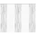 VISION S Schiebegardine VISION S "WELLO 5er SET" Gr. 1, grau, B:60cm H:260cm, Polyester, Gardinen, Bambus-Optik, Digital bedruckt