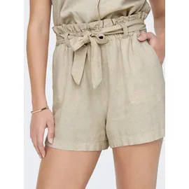 Jdy JDYSAY MW LINEN SHORTS beige 40