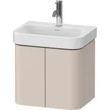 Duravit Waschtischunterschrank Happy D.2 Plus 47,5x35x41,5cm, 2 Türen, taupe supermatt