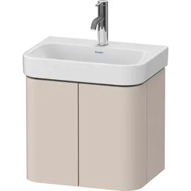 Duravit Waschtischunterschrank Happy D.2 Plus 47,5x35x41,5cm, 2 Türen, taupe supermatt
