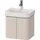 Duravit Waschtischunterschrank Happy D.2 Plus 47,5x35x41,5cm, 2 Türen, taupe supermatt