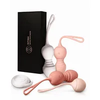 INTIMA Beckenbodentrainer für Frau mit Vibration | 4-teiliges Set mit Fernbedienung | Liebeskugeln | Kegel Balls | Stärkung der Beckenbodenmuskulatur bei Blasenschwäche & Inkontinenz