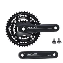 XLC Kettenradgarnitur-2502800000 Kettenradgarnitur Schwarz 22/32/42 Zähne