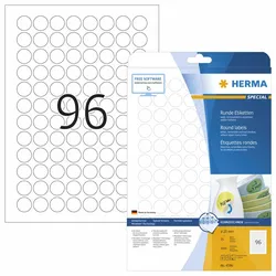 HERMA Special - Papier - matt - selbstklebend, entfernbarer Klebstoff - weiß - 2...