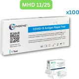 CLUNGENE Covid-19 Antigen Schnell-Selbsttest (Laientest) 100 Stück MHD 11/25| Einzeltest | ID: 2099 | GRATIS parahealth Tests (5 Stück, MHD 12/25)