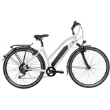 Sign E-Bike SIGN E-Bikes Gr. 46 cm, 28 Zoll (71,12 cm), grau (matt morning grey) E-Bikes Pedelec, Elektrofahrrad für Damen, Trekkingrad