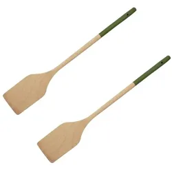 Fackelmann 9312950 Holzspatel-Set, Küchenhelfer, Küchenspatel, Pfannenwender, Zubereitung, Holz, 33 cm