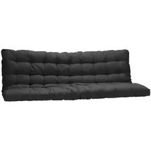 vente-unique Futon modulo Bettgestell für Klappsofa-Betten - 135 x 190 cm, Schwarz