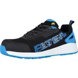 ELTEN Sicherheitshalbschuh Batis Black-Blue Low Esd S1P Gr. 42