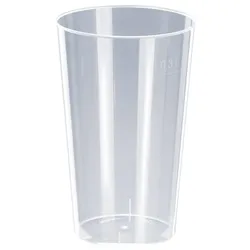 500x Trinkglas, PS, Spritzguss, klar, 300ml