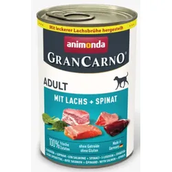 Hunde - Nassfutter ANIMONDA GranCarno Adult Lachs + Spinat