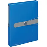 Herlitz Heftbox easy orga 4,0 cm blau