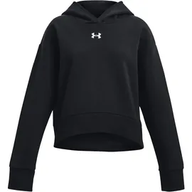 Under Armour Rival Fleece Crop Hoodie Mädchen 001 black/white XL 160-170 cm