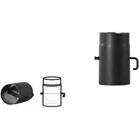 Bertrams Rauchrohr mit Drosselklappe (Sperrer) Ø senotherm® UHT-Hydro -
