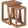 Wohnling Beistelltisch 2er-Set Braun Sheesham 0 x 0 cm