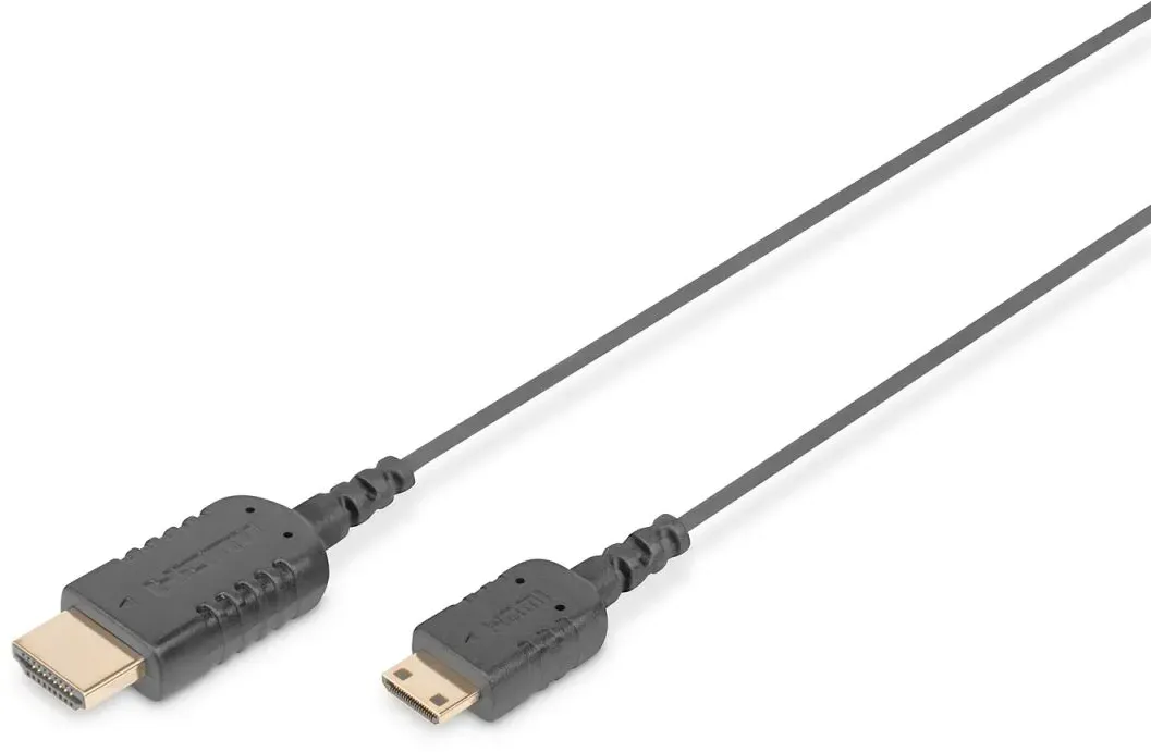 Digitus HDMI High Speed Anschlusskabel, HDMI auf Mini HDMI, HighFlex