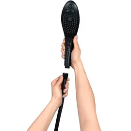Hansgrohe Womanizer Wave schwarz wassersparend Duschbrausen & -köpfe