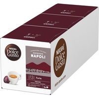 NESCAFÉ Dolce Gusto Espresso Napoli, 48 Kaffeekapseln (Intensität 13, besonders kräftig und reichhaltig), 3er Pack (3 x 16 Kapseln)