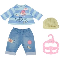 Zapf Creation® Puppenkleidung Baby Annabell Little Outfit, mit Shirt, Hose und Mütze, für 36 cm Puppen blau