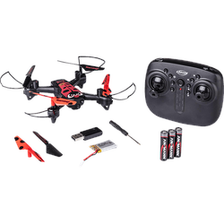 CARSON X4 Quadcopter Angry Bug 2.0 100% RTF ferngesteuerte Drohne, Schwarz/Rot