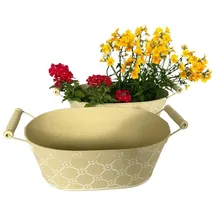 Online-Fuchs Blumenkasten 19 x 36 x 14 cm Gelb