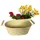 Online-Fuchs Blumenkasten 19 x 36 x 14 cm Gelb