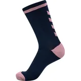 hummel Elite Indoor Socken kurz black iris/orchid 27/30