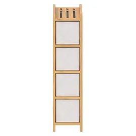 5five simply smart - feines Regal mit 4 Körben Tidy Box aus Bambus