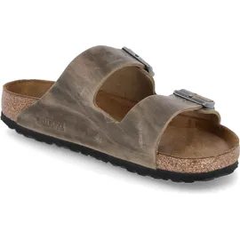 Birkenstock Arizona Weichbettung Nubukleder geölt faded khaki 46
